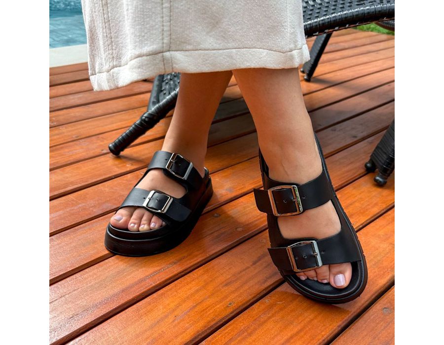 Flatform Alice Preta | KUENTO SHOES