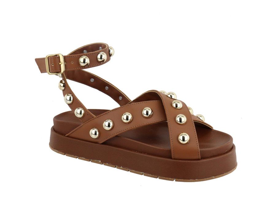 Flatform Jade Caramelo | KUENTO SHOES