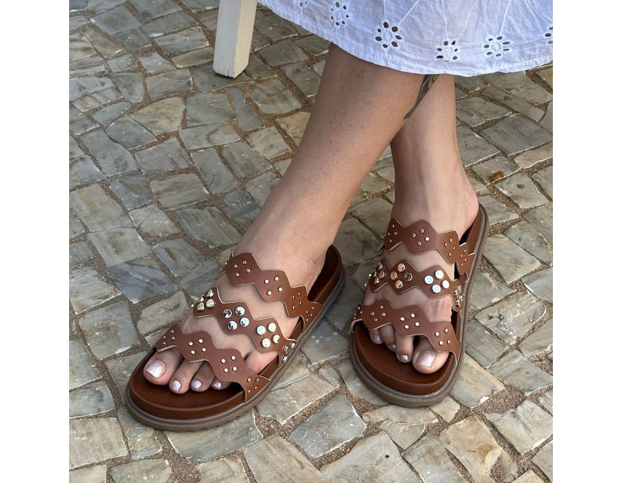 Flat Lia Caramelo | KUENTO SHOES