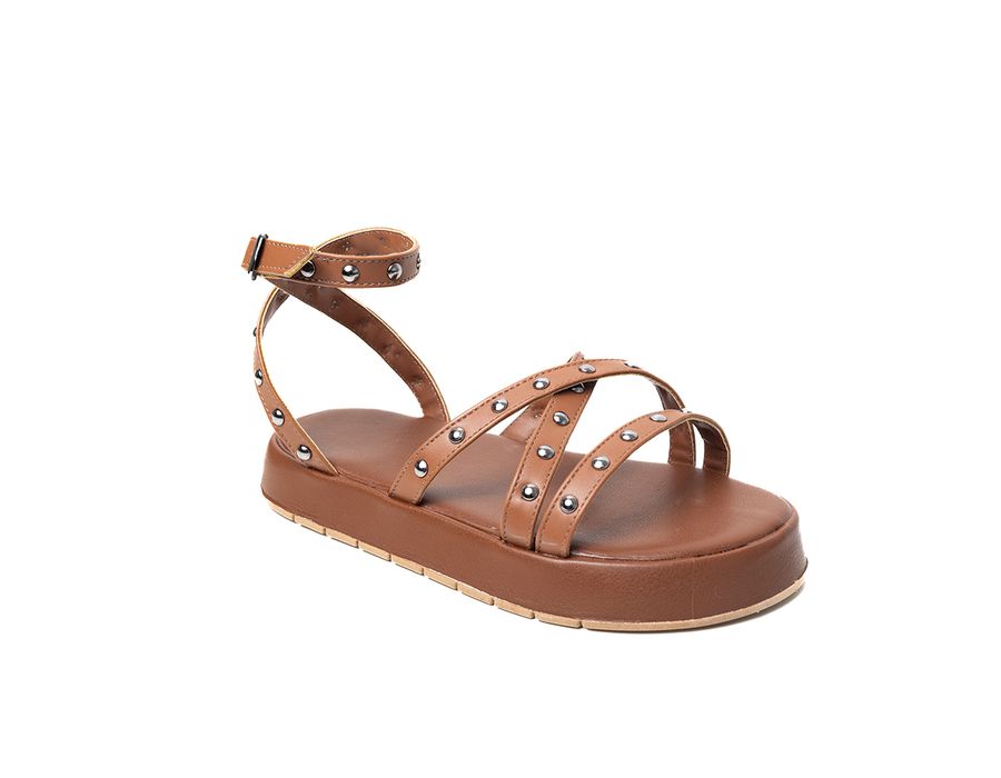 Sandália Flatform Vanessa Caramelo | KUENTO SHOES