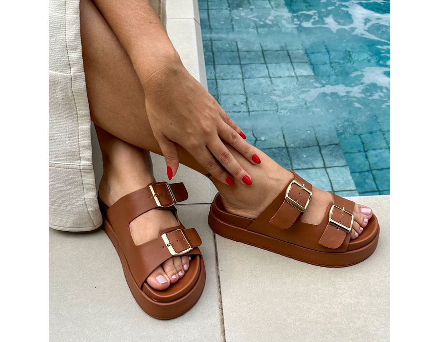 Flatform Alice Caramelo | KUENTO SHOES